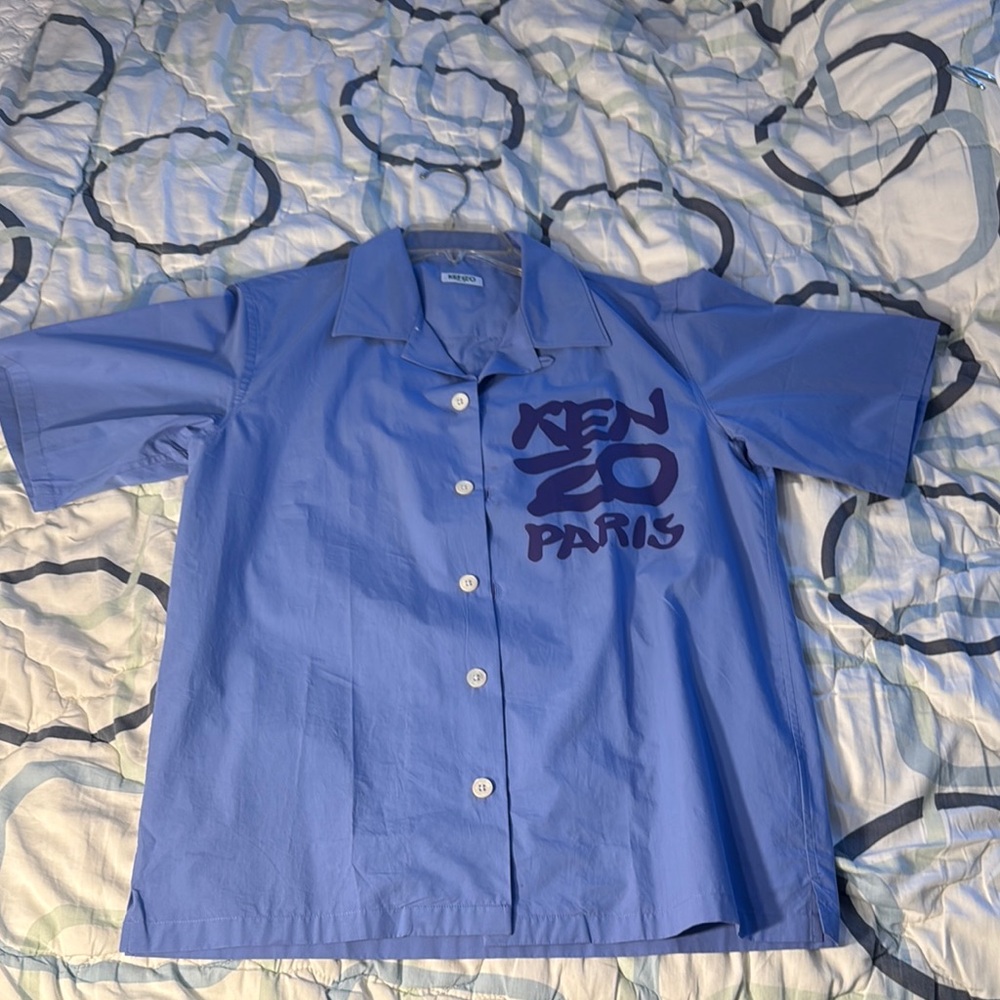 Kenzo Paris Sky Blue Shirt